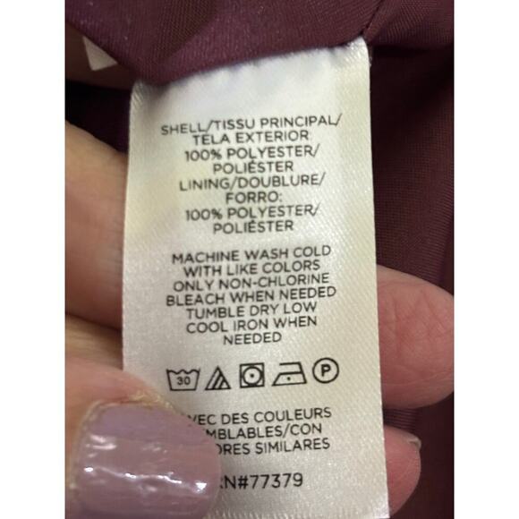 Ann Taylor purple/red skirt, small, bold, artsy, graphic, minimalist, elegant - Picture 4 of 4